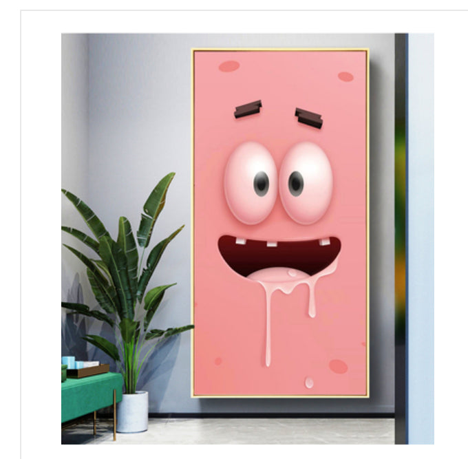 Vivid Expression Wrapped Canvas Pastel Color Kids Style Wall Art Print for Sitting Room Pink Clearhalo 'Art Gallery' 'Canvas Art' 'Kids' Arts' 1859290