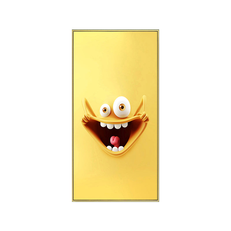 Vivid Expression Wrapped Canvas Pastel Color Kids Style Wall Art Print for Sitting Room Clearhalo 'Art Gallery' 'Canvas Art' 'Kids' Arts' 1859291