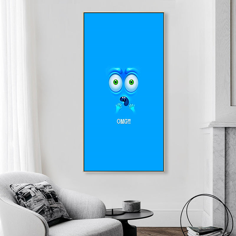 Vivid Expression Wrapped Canvas Pastel Color Kids Style Wall Art Print for Sitting Room Clearhalo 'Art Gallery' 'Canvas Art' 'Kids' Arts' 1859300