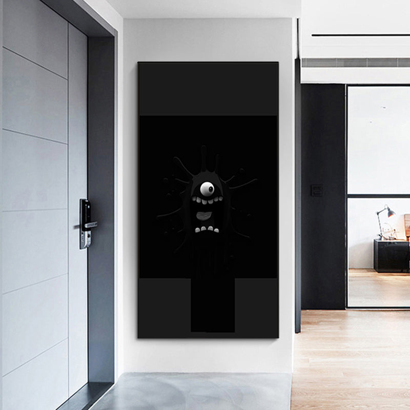 Vivid Expression Wrapped Canvas Pastel Color Kids Style Wall Art Print for Sitting Room Clearhalo 'Art Gallery' 'Canvas Art' 'Kids' Arts' 1859303