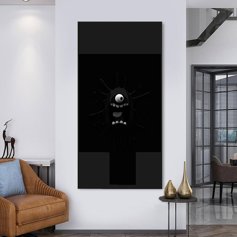 Vivid Expression Wrapped Canvas Pastel Color Kids Style Wall Art Print for Sitting Room Clearhalo 'Art Gallery' 'Canvas Art' 'Kids' Arts' 1859304