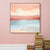 Sunrise Scenery Canvas Print Pastel Color Children's Art Style Wall Decor for Studio Pink Clearhalo 'Art Gallery' 'Canvas Art' 'Kids' Arts' 1859306
