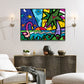 Light Color Forest View Canvas Art Textured Wall Decor for Dining Room, Multiple Size Clearhalo 'Arts' 'Canvas Art' 1859318