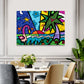 Light Color Forest View Canvas Art Textured Wall Decor for Dining Room, Multiple Size Clearhalo 'Arts' 'Canvas Art' 1859319