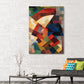 Hand Print Wall Decor Pop Art Abstract Wrapped Canvas in Soft Color for Family Room Clearhalo 'Arts' 'Canvas Art' 1859360
