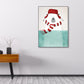 Cartoon Animal Wall Decor Pastel Color Children's Art Wrapped Canvas for Dining Room Clearhalo 'Art Gallery' 'Canvas Art' 'Kids' Arts' 1859378