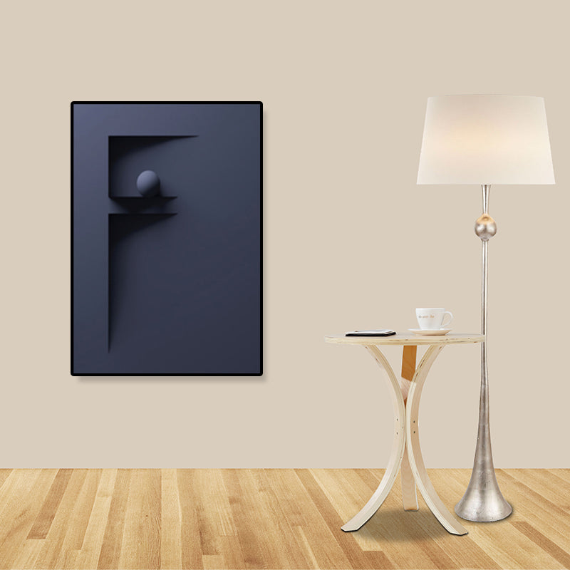 Geometric Pattern Wall Decor Children's Art Textured Canvas in Pastel Color for Family Room Clearhalo 'Art Gallery' 'Canvas Art' 'Kids' Arts' 1859488