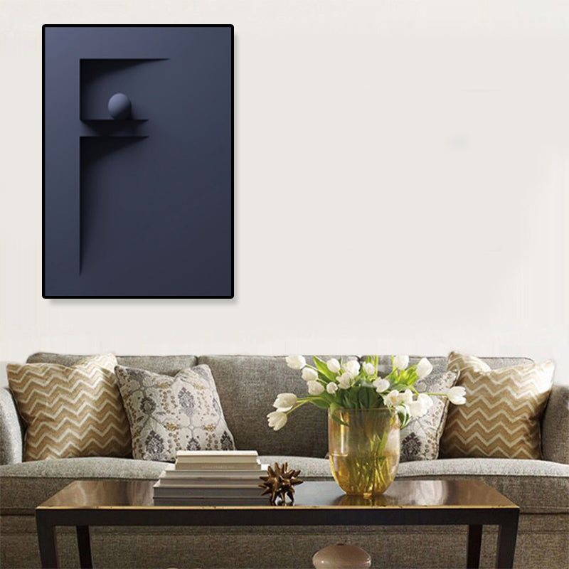 Geometric Pattern Wall Decor Children's Art Textured Canvas in Pastel Color for Family Room Clearhalo 'Art Gallery' 'Canvas Art' 'Kids' Arts' 1859489