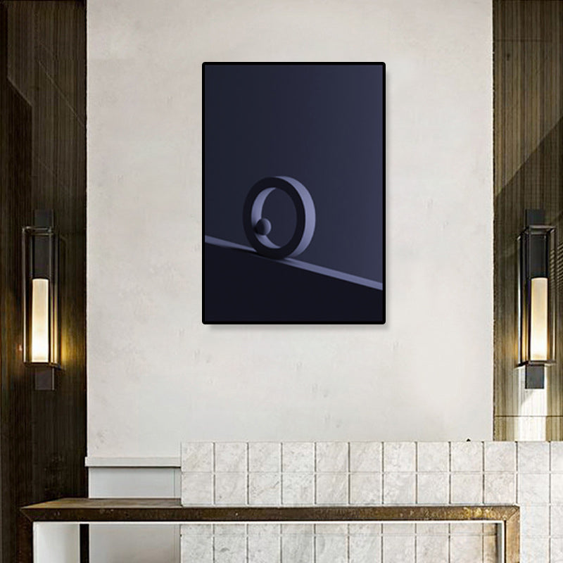 Geometric Pattern Wall Decor Children's Art Textured Canvas in Pastel Color for Family Room Clearhalo 'Art Gallery' 'Canvas Art' 'Kids' Arts' 1859493