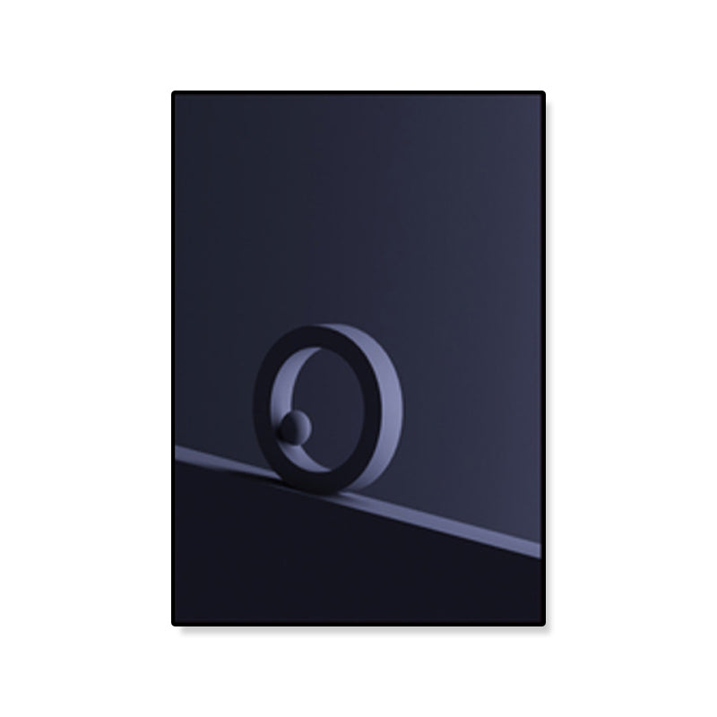 Geometric Pattern Wall Decor Children's Art Textured Canvas in Pastel Color for Family Room Clearhalo 'Art Gallery' 'Canvas Art' 'Kids' Arts' 1859494