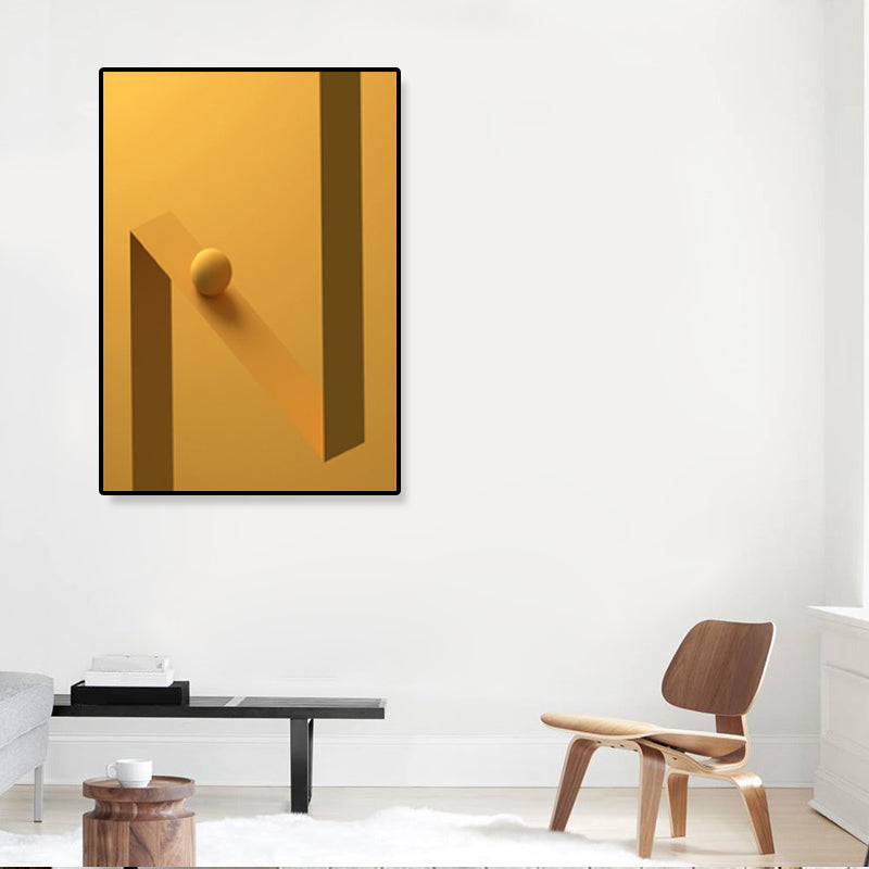 Geometric Pattern Wall Decor Children's Art Textured Canvas in Pastel Color for Family Room Clearhalo 'Art Gallery' 'Canvas Art' 'Kids' Arts' 1859495