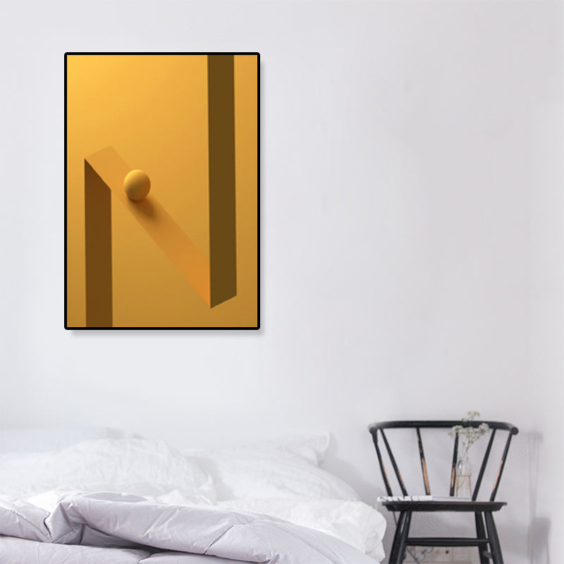 Geometric Pattern Wall Decor Children's Art Textured Canvas in Pastel Color for Family Room Clearhalo 'Art Gallery' 'Canvas Art' 'Kids' Arts' 1859497