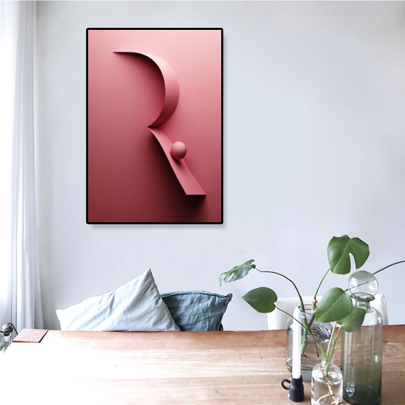 Geometric Pattern Wall Decor Children's Art Textured Canvas in Pastel Color for Family Room Clearhalo 'Art Gallery' 'Canvas Art' 'Kids' Arts' 1859500