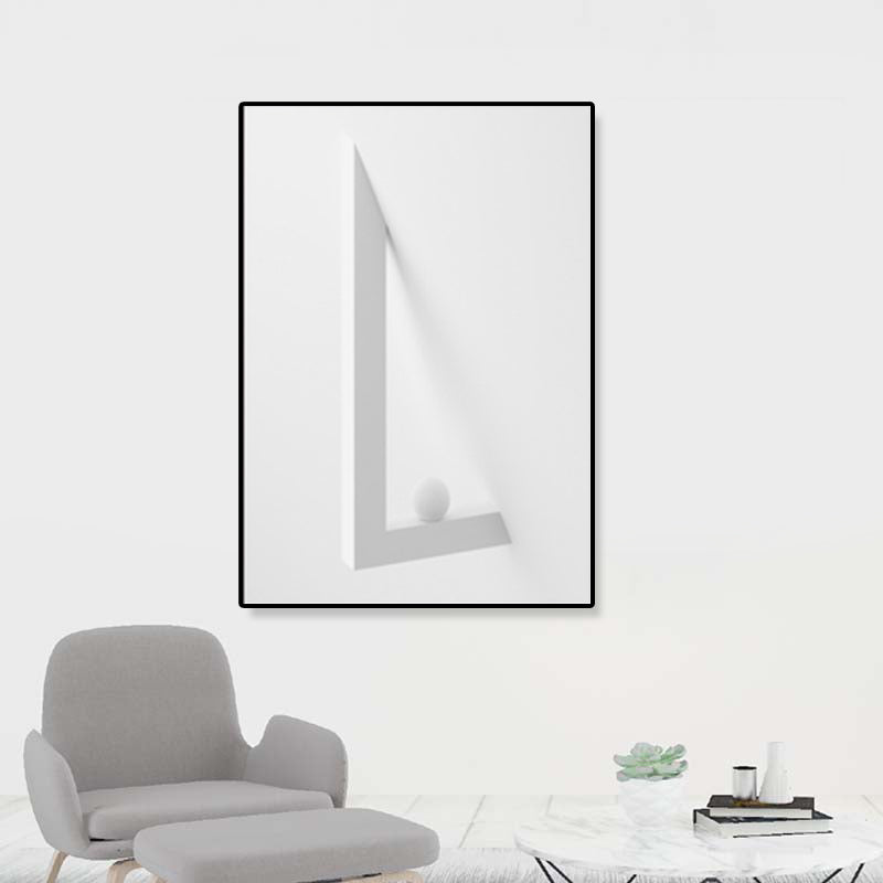 Geometric Pattern Wall Decor Children's Art Textured Canvas in Pastel Color for Family Room Clearhalo 'Art Gallery' 'Canvas Art' 'Kids' Arts' 1859503