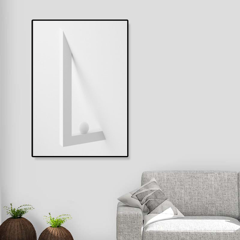 Geometric Pattern Wall Decor Children's Art Textured Canvas in Pastel Color for Family Room Clearhalo 'Art Gallery' 'Canvas Art' 'Kids' Arts' 1859504