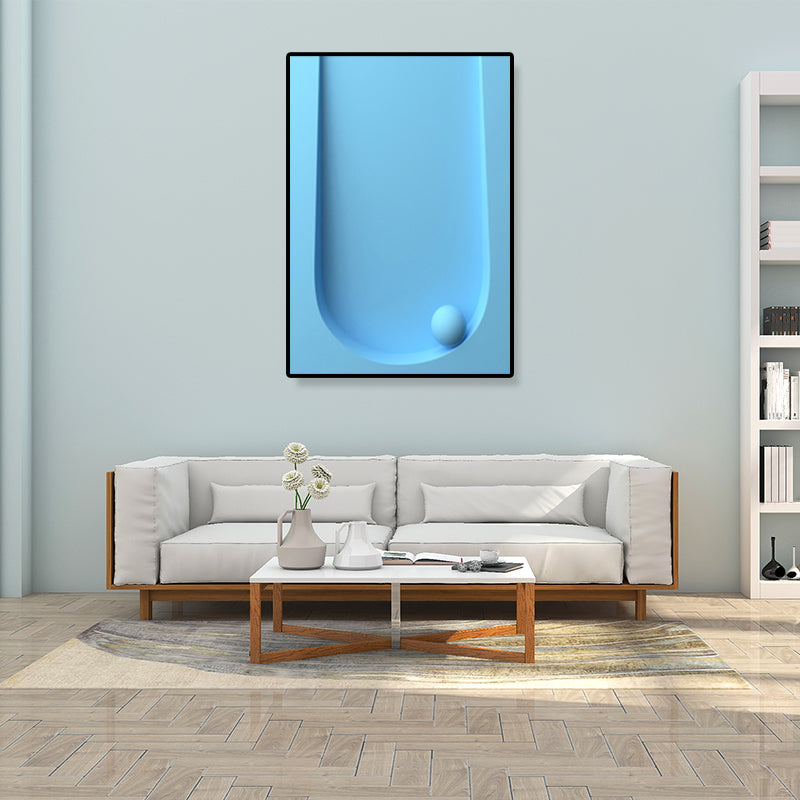 Geometric Pattern Wall Decor Children's Art Textured Canvas in Pastel Color for Family Room Clearhalo 'Art Gallery' 'Canvas Art' 'Kids' Arts' 1859512