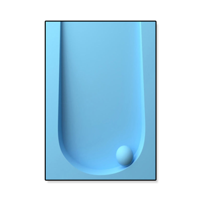 Geometric Pattern Wall Decor Children's Art Textured Canvas in Pastel Color for Family Room Clearhalo 'Art Gallery' 'Canvas Art' 'Kids' Arts' 1859514