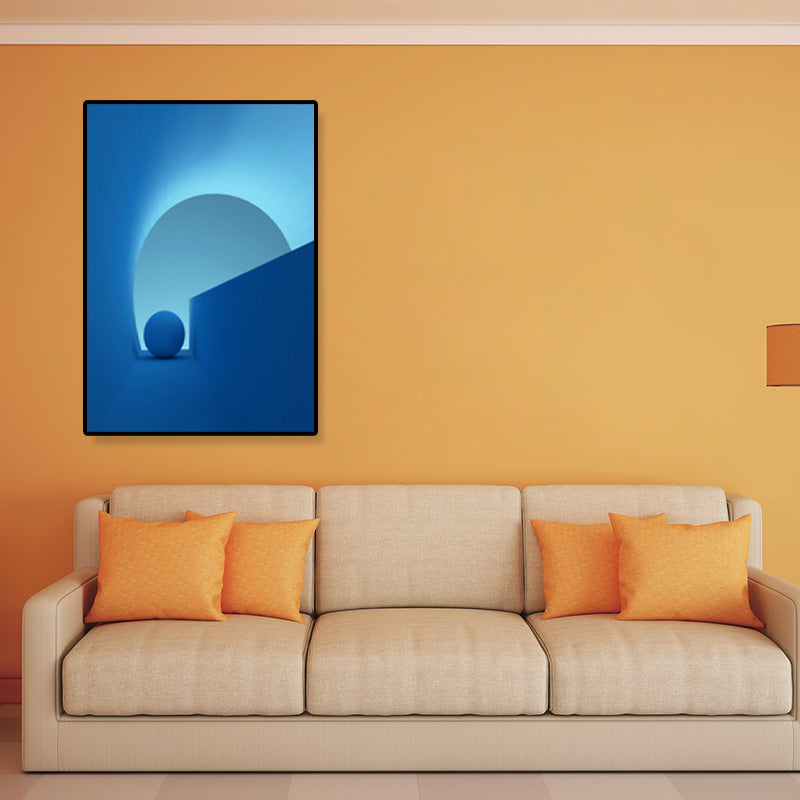 Geometric Pattern Wall Decor Children's Art Textured Canvas in Pastel Color for Family Room Clearhalo 'Art Gallery' 'Canvas Art' 'Kids' Arts' 1859516