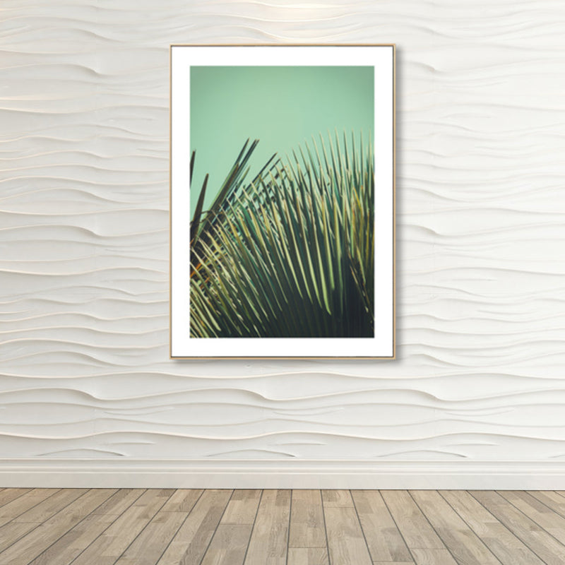Photograph Plant Wall Art Light Color Country Style Canvas Print for Living Room Dark Green Clearhalo 'Art Gallery' 'Canvas Art' 'Country Art Gallery' 'French Country' 'Rustic' Arts' 1859717