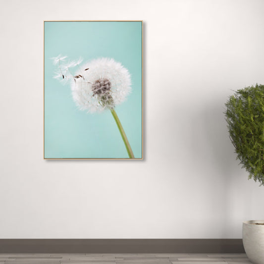 Photograph Plant Wall Art Light Color Country Style Canvas Print for Living Room Light Green Clearhalo 'Art Gallery' 'Canvas Art' 'Country Art Gallery' 'French Country' 'Rustic' Arts' 1859721
