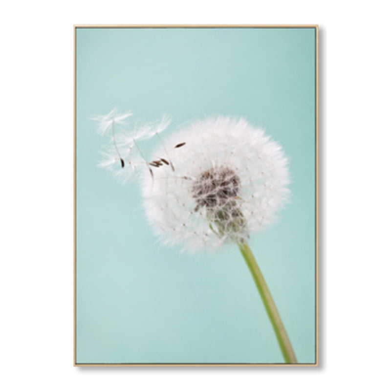 Photograph Plant Wall Art Light Color Country Style Canvas Print for Living Room Clearhalo 'Art Gallery' 'Canvas Art' 'Country Art Gallery' 'French Country' 'Rustic' Arts' 1859724