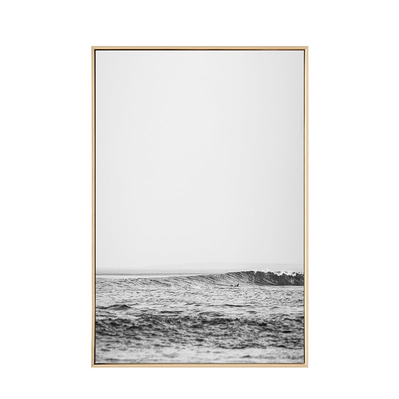 Tropix Photo Ocean Surface Art Print Canvas Textured Light Color Wall Decor for Home Clearhalo 'Art Gallery' 'Canvas Art' 'Coastal Art Gallery' 'Tropical' Arts' 1859818