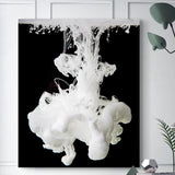 Pastel Color Contemporary Canvas Print Abstract Pattern Wall Art Decor for Parlour Ivory Clearhalo 'Art Gallery' 'Canvas Art' 'Contemporary Art Gallery' 'Modern' Arts' 1859827