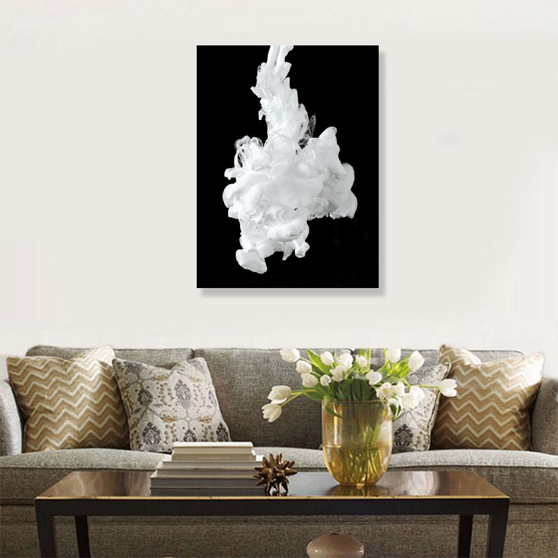 Pastel Color Contemporary Canvas Print Abstract Pattern Wall Art Decor for Parlour Clearhalo 'Art Gallery' 'Canvas Art' 'Contemporary Art Gallery' 'Modern' Arts' 1859841