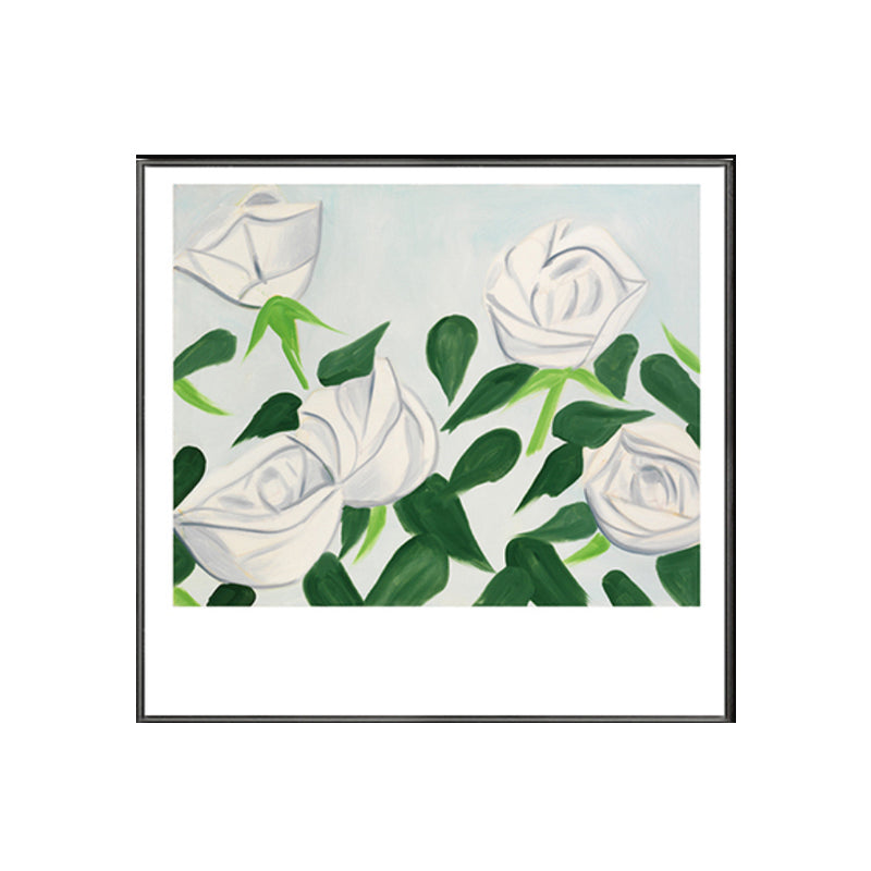 Pastel Color Blossom Pattern Wall Decor Flower Rustic Textured Canvas Print for Playroom Clearhalo 'Art Gallery' 'Canvas Art' 'Country Art Gallery' 'French Country' 'Rustic' Arts' 1859900