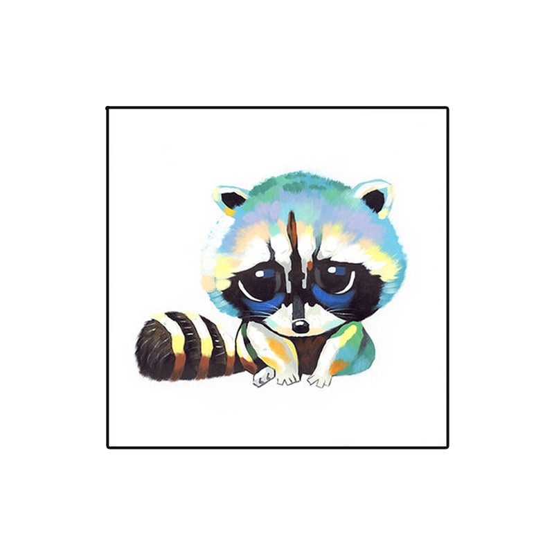 Pop Art Stylish Animal Pattern Wall Decor Light Color Dining Room Wrapped Canvas Clearhalo 'Arts' 'Canvas Art' 1860147