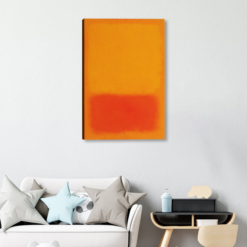 Textured Abstract Canvas Pop Art Wall Decor in Light Color for Kids Bedroom, Multiple Sizes Yellow Clearhalo 'Arts' 'Canvas Art' 1860189