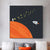 Outer Space Scenery Wall Art Set Soft Color Kids Style Canvas Print for Family Room Yellow-Red Clearhalo 'Art Gallery' 'Canvas Art' 'Kids' Arts' 1860222
