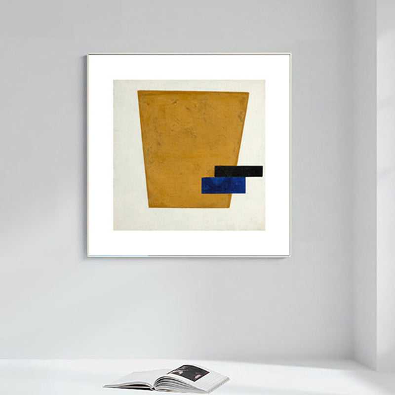 Geometric Canvas Print House Interior Oil Paintings Wall Decor in Soft Color, Textured Clearhalo 'Arts' 'Canvas Art' 1860278