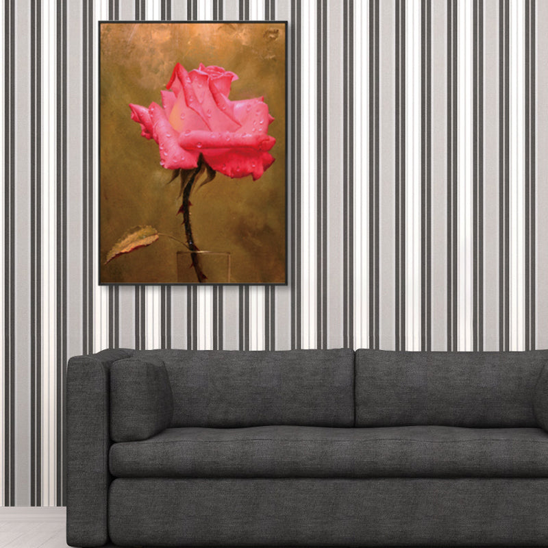 Flower Blossom Canvas Print Textured Countryside Living Room Wall Art in Soft Color Clearhalo 'Art Gallery' 'Canvas Art' 'Country Art Gallery' 'French Country' 'Rustic' Arts' 1860505