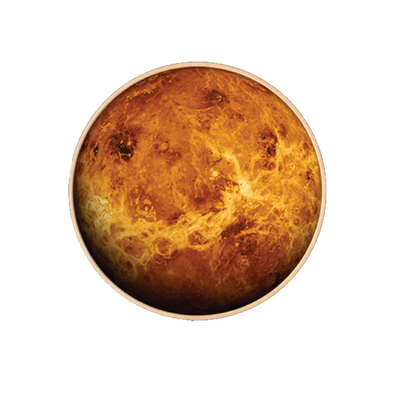 Outer Space Planet Wall Art Kids Textured Bedroom Canvas Print in Soft Color, Optional Sizes Clearhalo 'Art Gallery' 'Canvas Art' 'Kids' Arts' 1860645