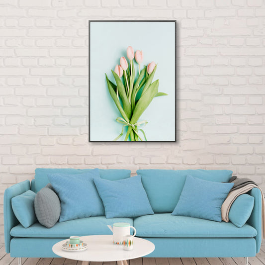 Various Botanical Graphic Wall Decor Soft Color Country Canvas for Guest Room, Multiple Sizes Clearhalo 'Art Gallery' 'Canvas Art' 'Country Art Gallery' 'French Country' 'Rustic' Arts' 1860683