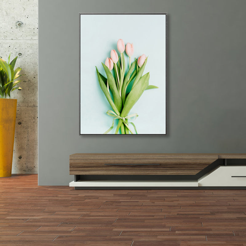 Various Botanical Graphic Wall Decor Soft Color Country Canvas for Guest Room, Multiple Sizes Clearhalo 'Art Gallery' 'Canvas Art' 'Country Art Gallery' 'French Country' 'Rustic' Arts' 1860684