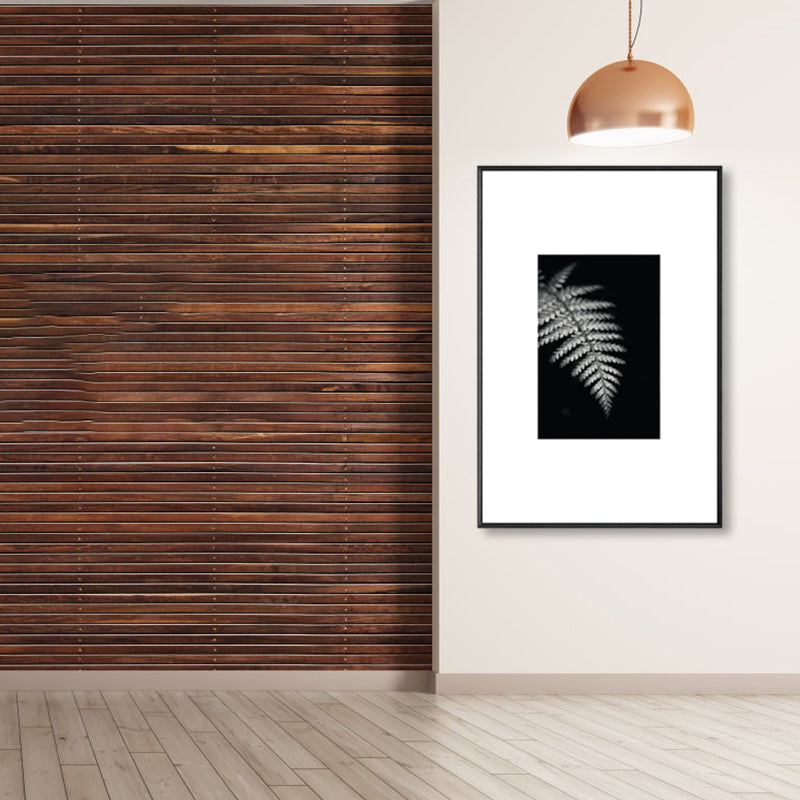 Retro Style Photo Botanics Canvas Dark Color Textured Wall Art Print for Living Room Clearhalo 'Arts' 'Canvas Art' 1860699