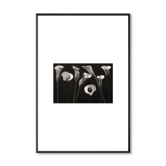 Retro Style Photo Botanics Canvas Dark Color Textured Wall Art Print for Living Room Clearhalo 'Arts' 'Canvas Art' 1860712