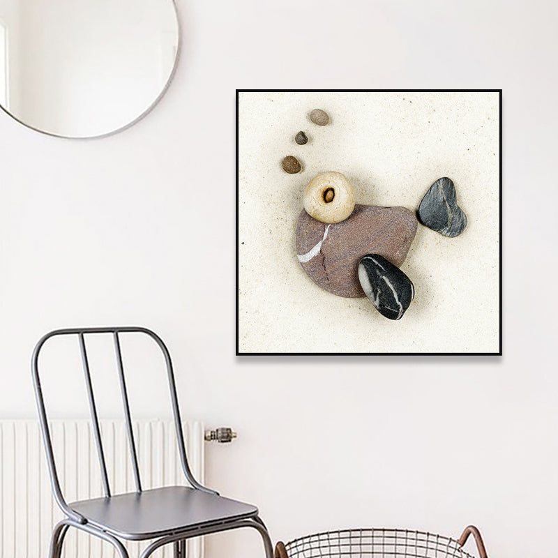 Soft Color Fish Canvas Sea Animal Children's Art Textured Wall Decor for Guest Room Clearhalo 'Art Gallery' 'Canvas Art' 'Kids' Arts' 1860920