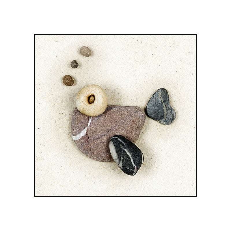 Soft Color Fish Canvas Sea Animal Children's Art Textured Wall Decor for Guest Room Clearhalo 'Art Gallery' 'Canvas Art' 'Kids' Arts' 1860922