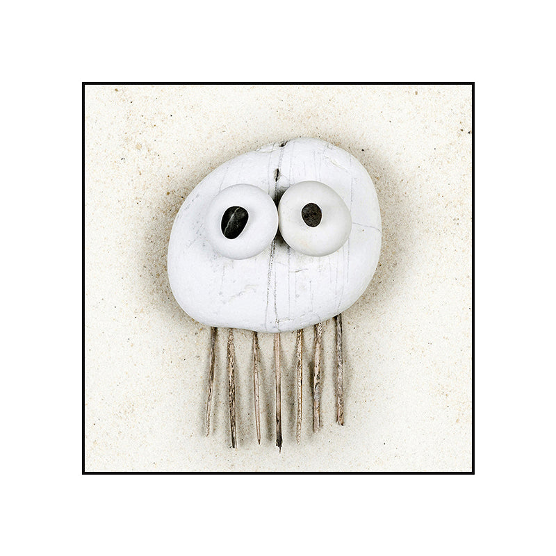 Soft Color Fish Canvas Sea Animal Children's Art Textured Wall Decor for Guest Room Clearhalo 'Art Gallery' 'Canvas Art' 'Kids' Arts' 1860926