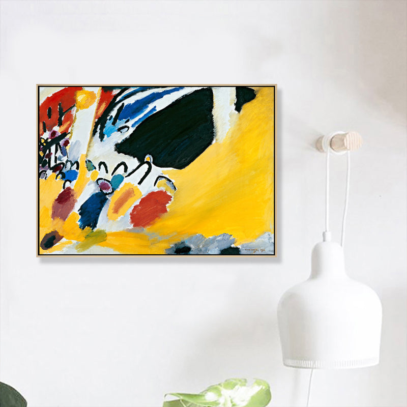 Paintings Abstract Canvas Print Pastel Color Contemporary Art Wall Decor for Living Room Clearhalo 'Arts' 'Canvas Art' 1861063