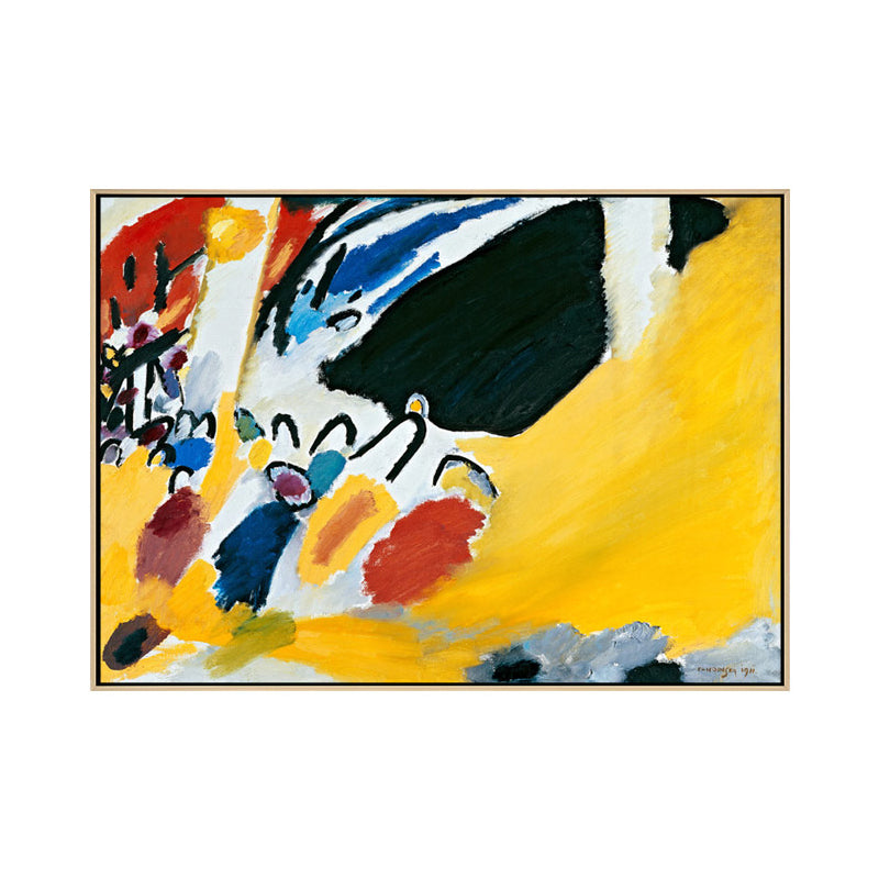 Paintings Abstract Canvas Print Pastel Color Contemporary Art Wall Decor for Living Room Clearhalo 'Arts' 'Canvas Art' 1861065