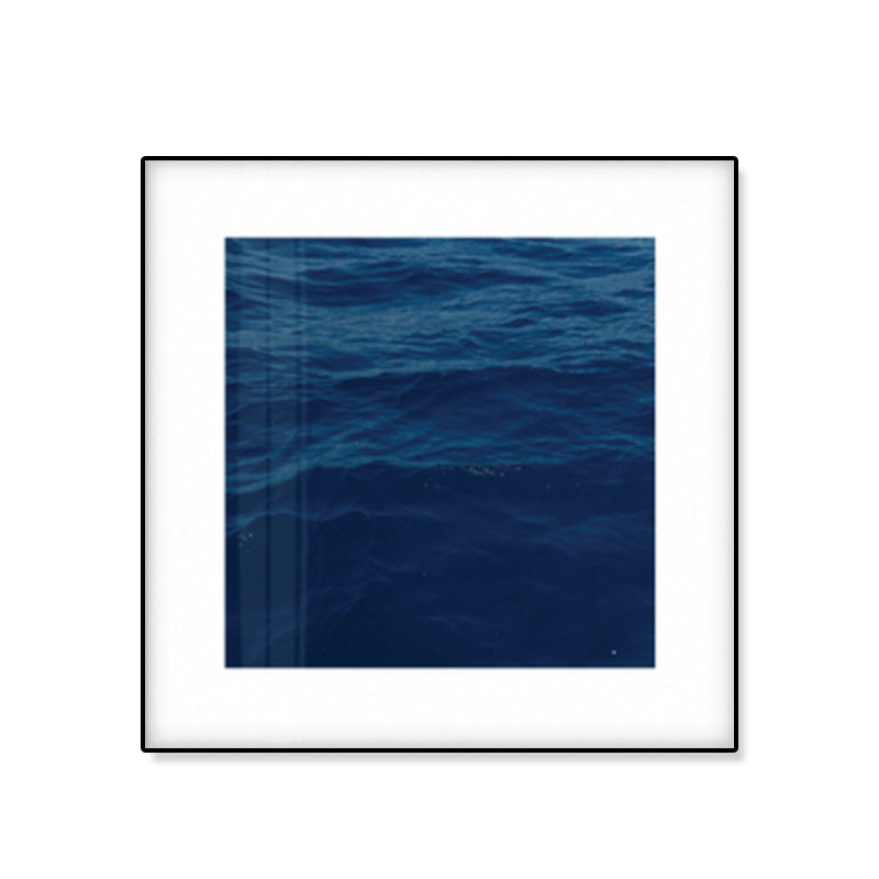 Seascape Ocean Water Wall Art Tropics Textured Canvas in Blue for House Interior Clearhalo 'Art Gallery' 'Canvas Art' 'Coastal Art Gallery' 'Tropical' Arts' 1861226