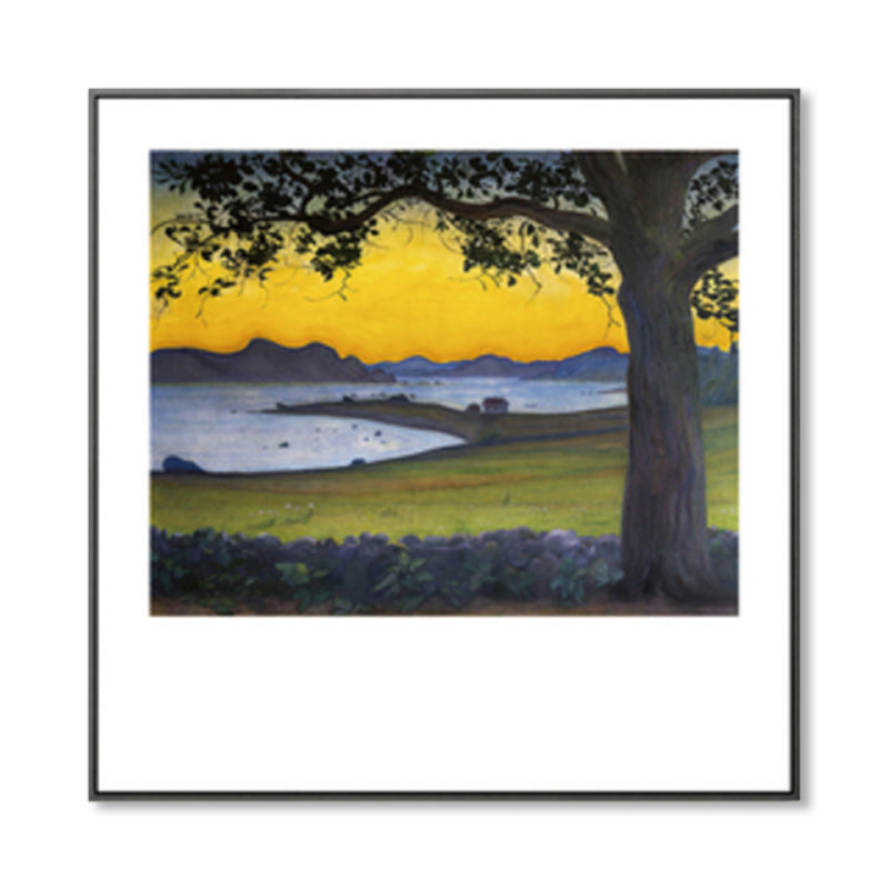 Stunning Flatland View Canvas House Interior Scenery Wall Art Print in Soft Color Clearhalo 'Art Gallery' 'Canvas Art' 'Country Art Gallery' 'French Country' 'Rustic' Arts' 1861244