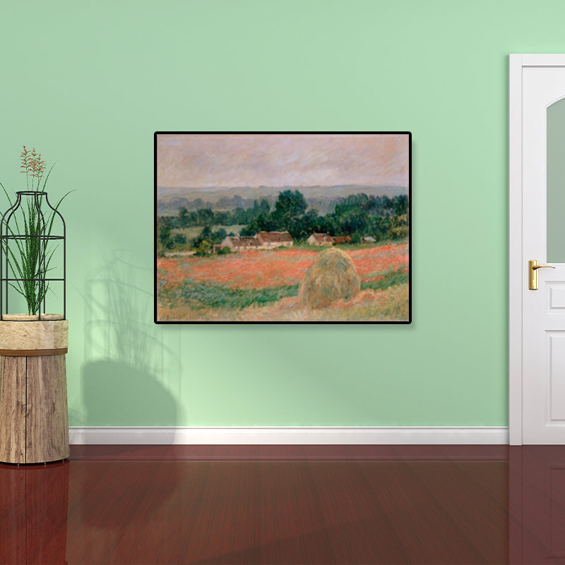 Natural Landscape Wall Art Decor for Living Room in Pastel Color, Multiple Sizes Clearhalo 'Arts' 'Canvas Art' 1861302