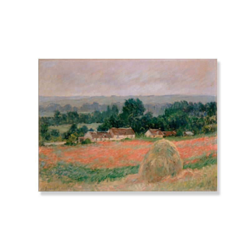 Natural Landscape Wall Art Decor for Living Room in Pastel Color, Multiple Sizes Clearhalo 'Arts' 'Canvas Art' 1861304