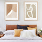 Brush Stroke Canvas Art Scandinavian Style Abstract Wall Decor in Soft Color for Home Clearhalo 'Arts' 'Canvas Art' 1861511