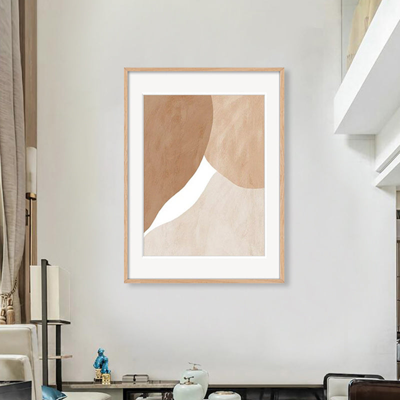 Brush Stroke Canvas Art Scandinavian Style Abstract Wall Decor in Soft Color for Home Clearhalo 'Arts' 'Canvas Art' 1861519